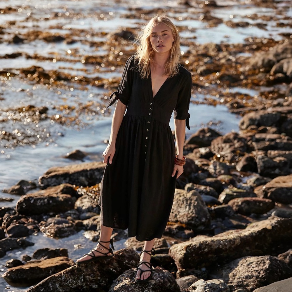 Free People Love Of My Life Midi Dress Size Small